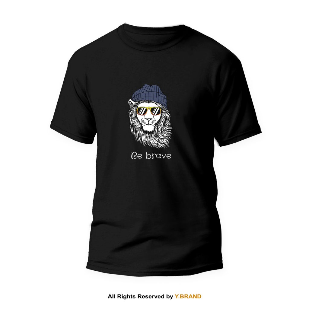 Be Brave Round Neck T-shirt PMTS-1097 5 1097 B