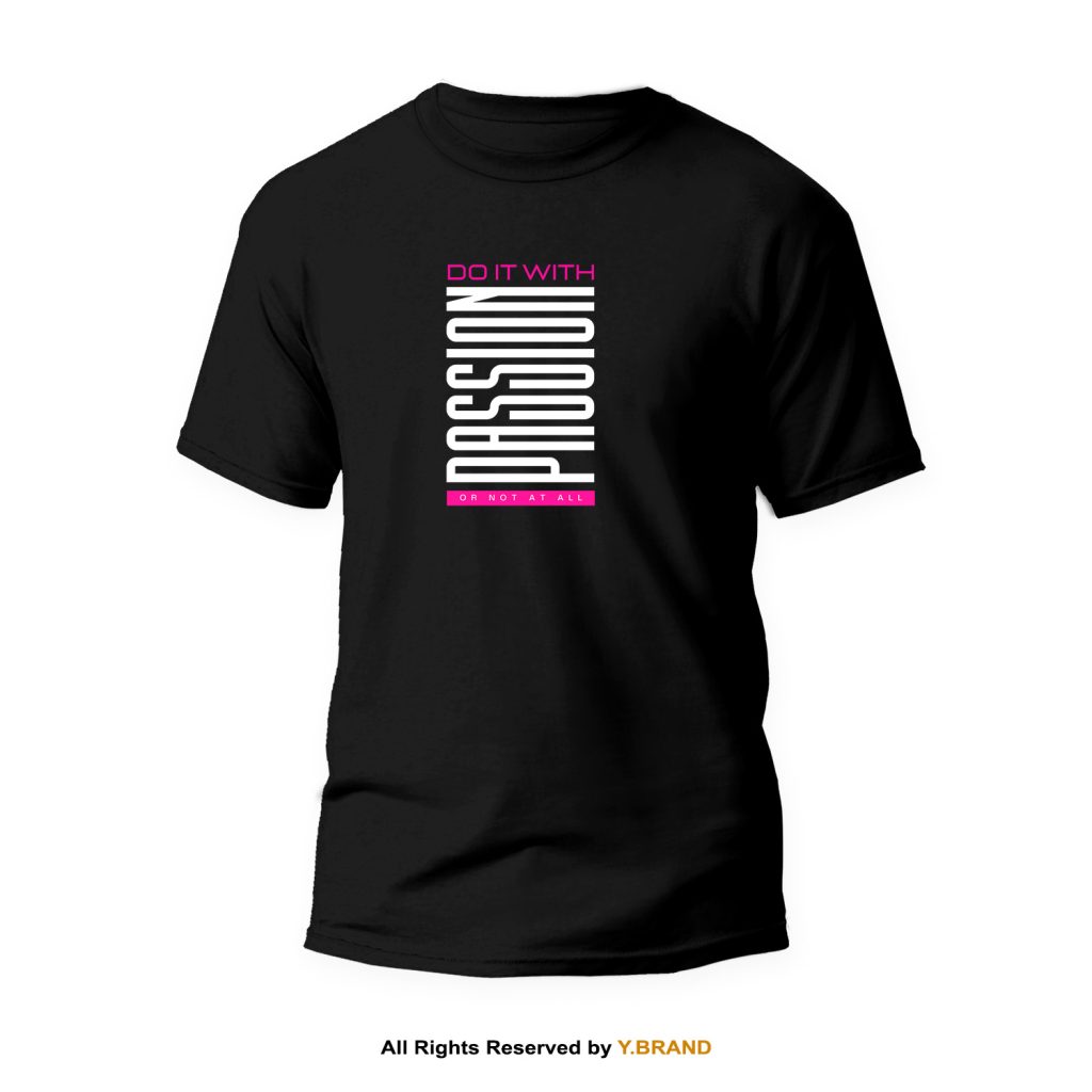 Do It With Passion Round Neck T-shirt PMTS-1151 5 1151 B