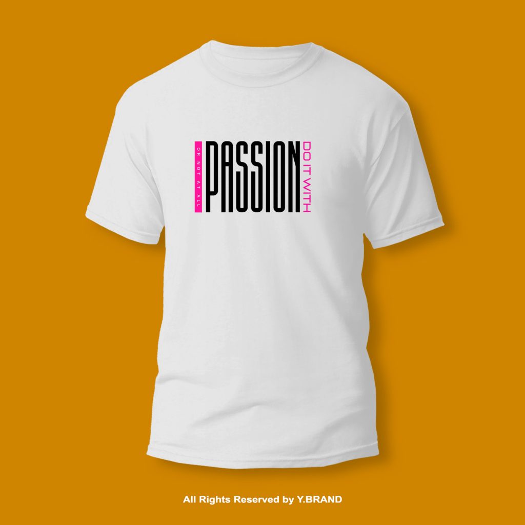 Do It With Passion Round Neck T-shirt PMTS-1152 6 1152 W