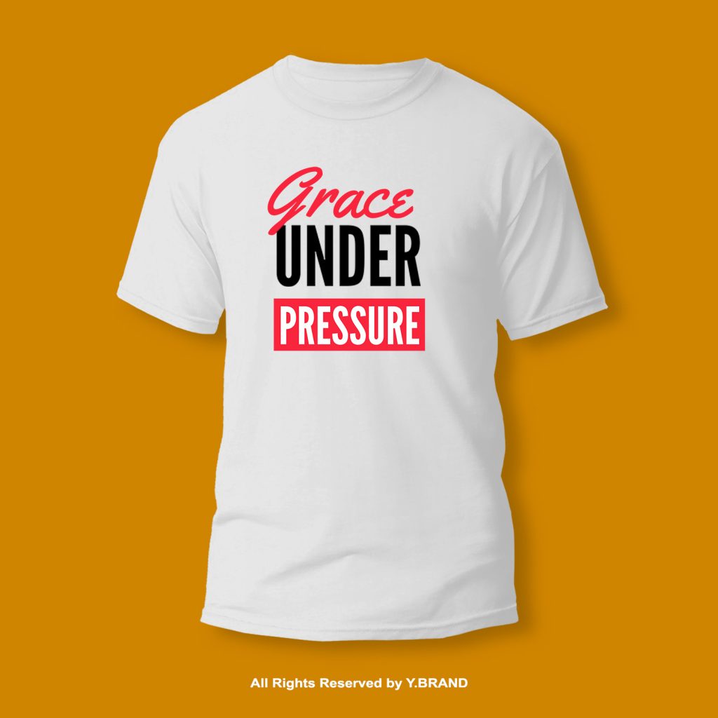 Grace Under Pressure Round Neck T-shirt PMTS-1155 6 1155 W