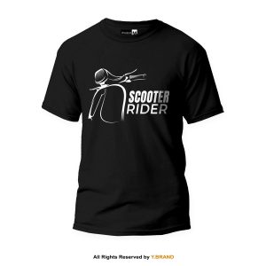 Scooter Rider Round Neck T-shirt PMTS-1398