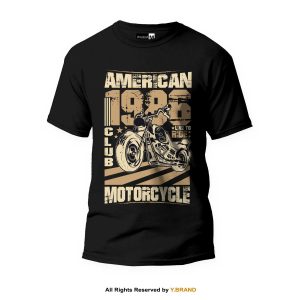 American Motorcycle Round Neck T-shirt PMTS-1399