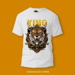 King Tiger Round Neck T-shirt PMTS-1408