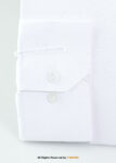 Cut Range White Slim Fit Formal Dress Shirt For Men AFS-1003