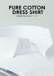 Cut Range White Slim Fit Formal Dress Shirt For Men AFS-1003