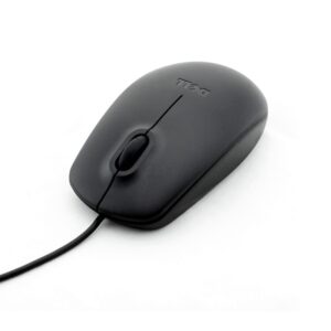 Dell Black Branded USB Scroll Optical 3 Button Mouse For Pc & Laptop MS-1004