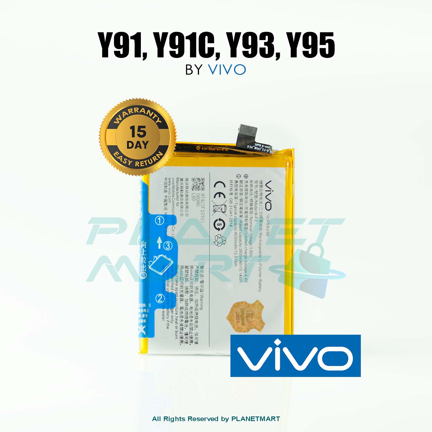 Vivo Y91 / Y91C / Y93 / Y95 B-F3 Mobile Battery