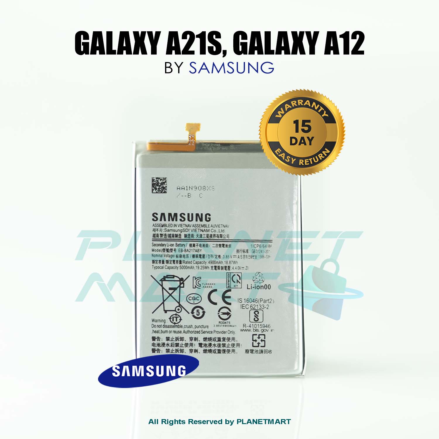 Samsung Galaxy A21S / Galaxy A12 EB-BA217ABY Mobile Battery