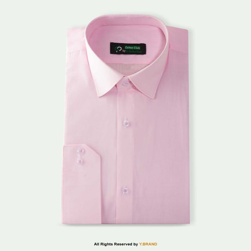 Cut Range Light Pink Slim Fit Formal Dress Shirt
