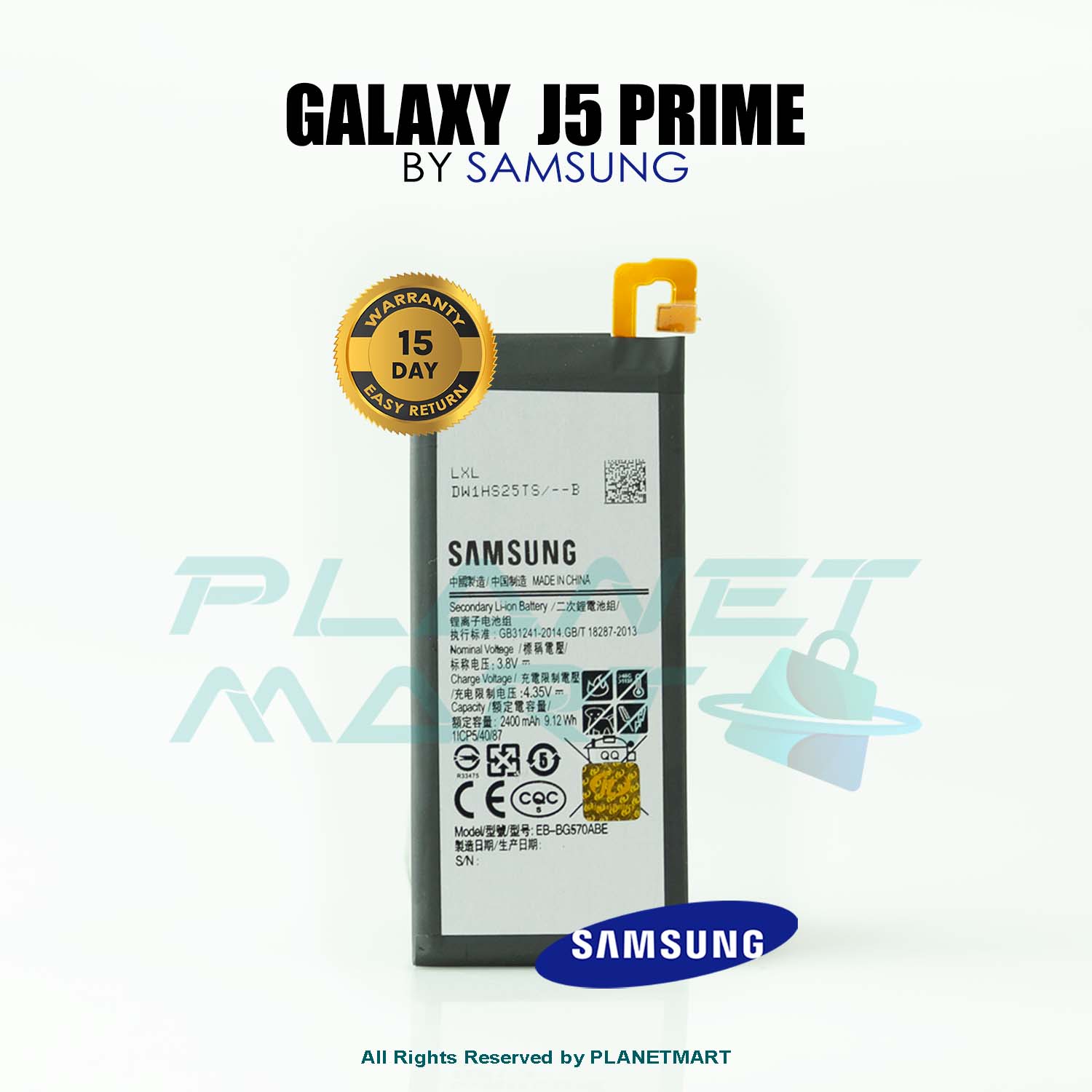 Samsung Galaxy J5 Prime EB-BG570ABE Mobile Battery