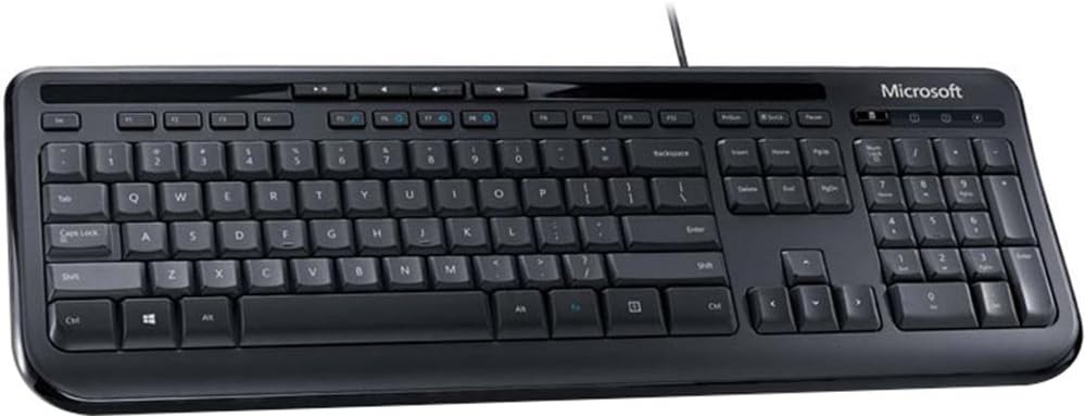 Microsoft Wired Multimedia 600 Branded USB Keyboard