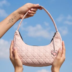 Pink Formal Shoulder Bag For Ladies AB-1001