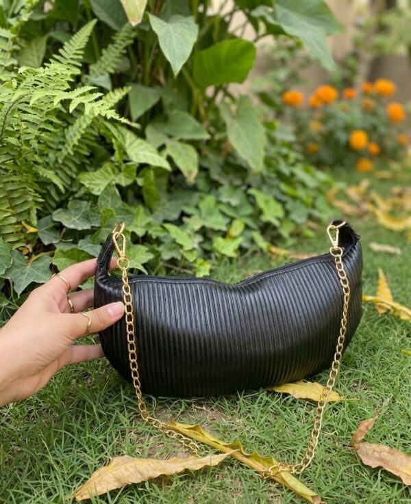 Pleated Moon Bag For Girls AB-1003