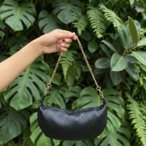 Pleated Moon Bag For Girls AB-1003