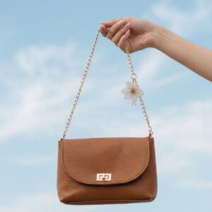 Brown Formal Shoulder Bag For Ladies AB-1008