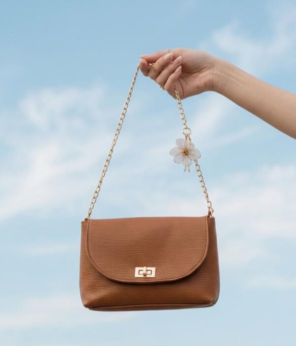 Brown Formal Shoulder Bag For Ladies AB-1008