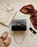 Black Formal Shoulder Bag For Ladies AB-1010