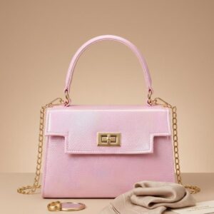 Pink Mini Structured Bag For Ladies AB-1011